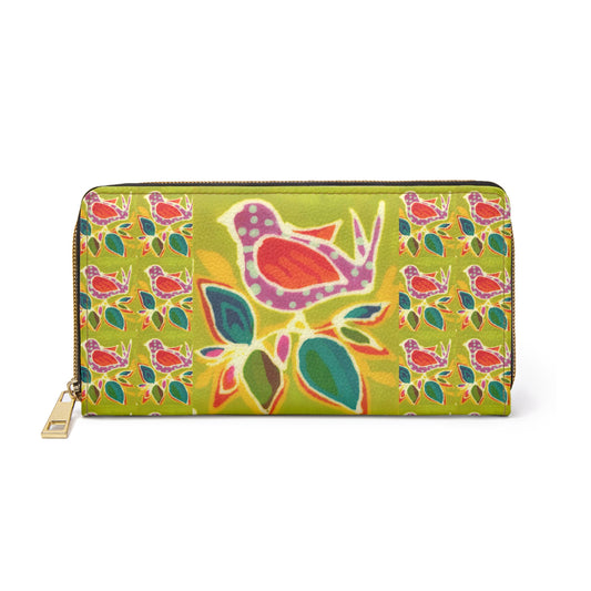 The Bird Zipper Wallet by Brigg Evans Design