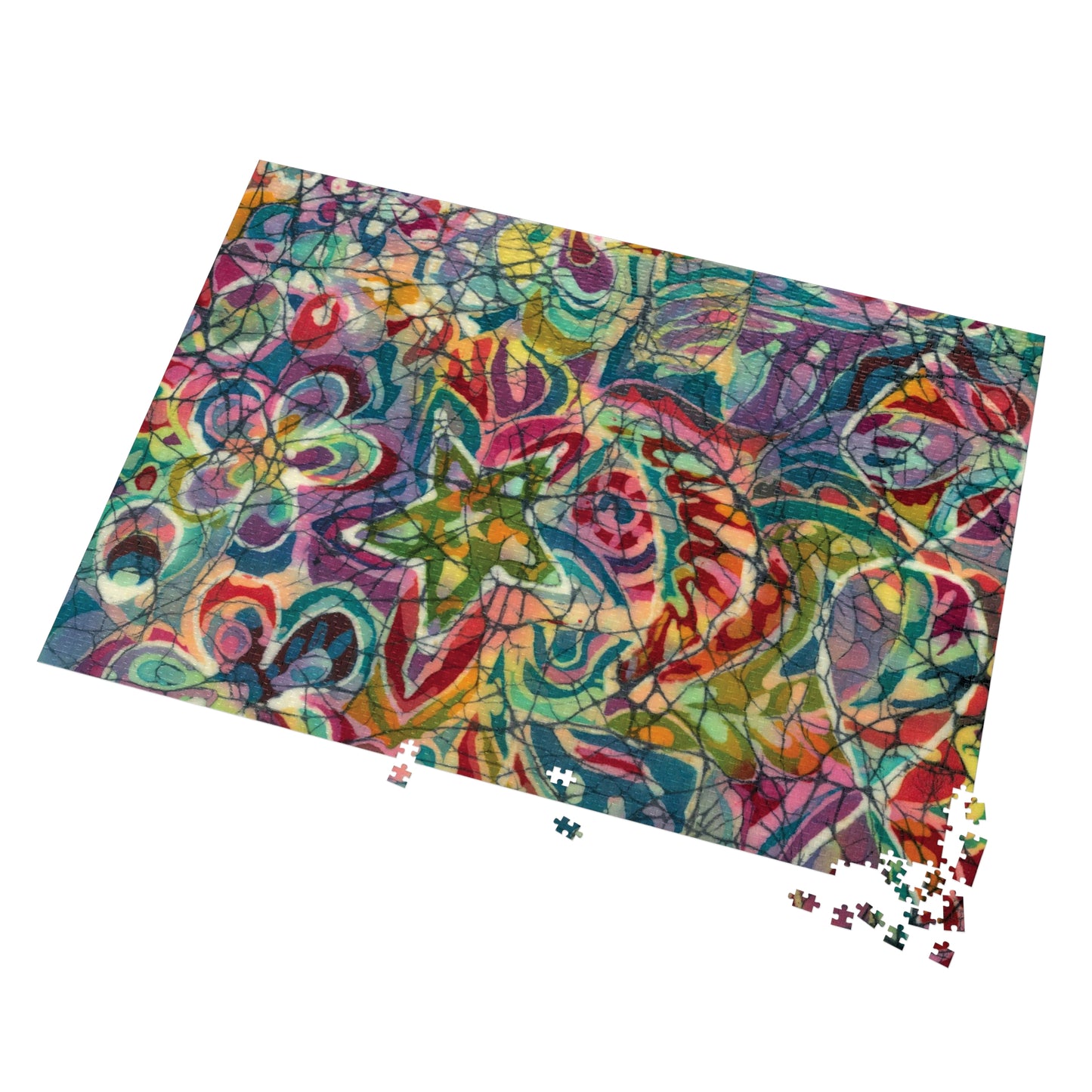 Kaleidoscope 2000 pcs Jigsaw Puzzle with Tin