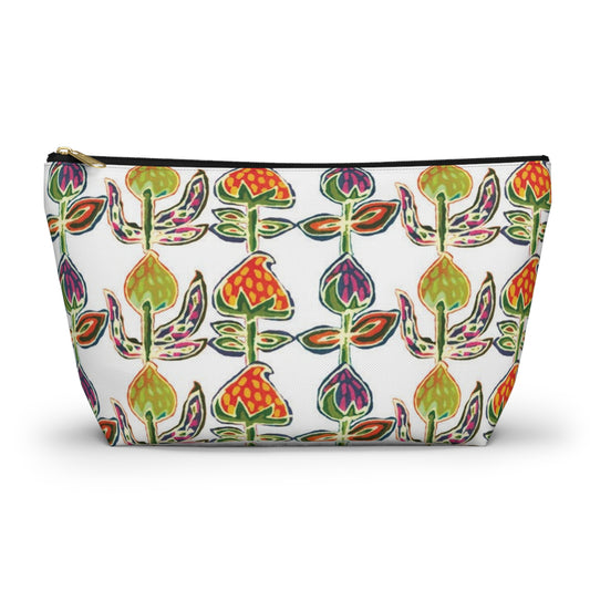 “Artful Carry: Brigg Evans Serti-Batik Pouches & Clutches” - Tulips