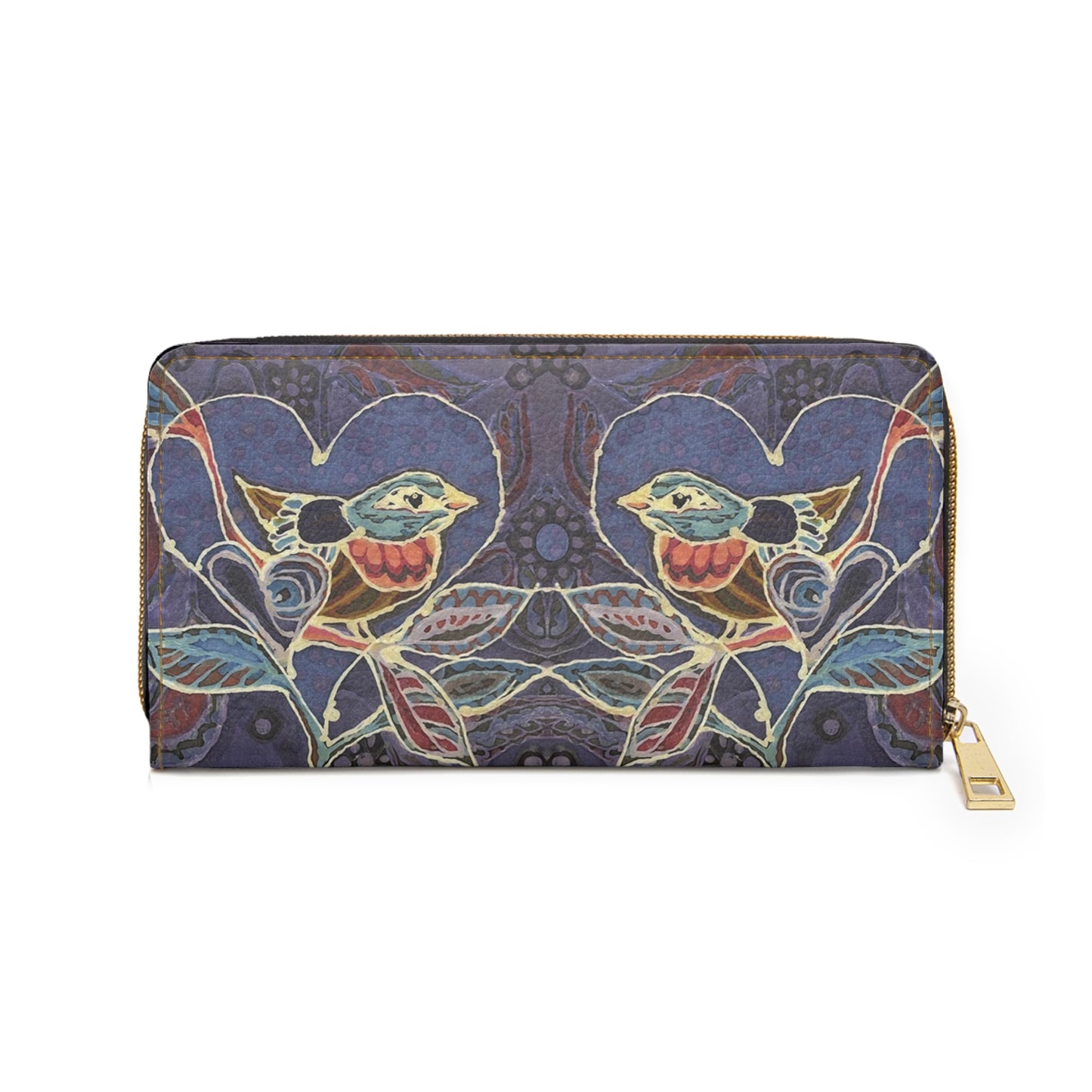 Lovebird Zipper Wallet by Brigg Evans Design