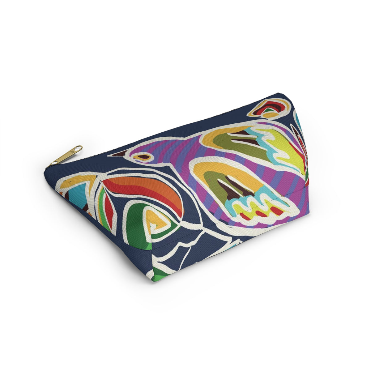 “Artful Carry: Brigg Evans Serti-Batik Pouches & Clutches” - Birdie Perching