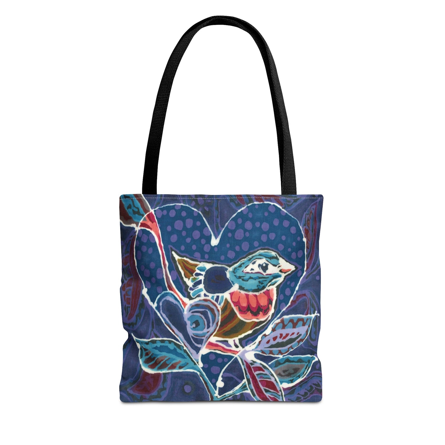 "Love Bird Blue" by Brigg Evans Design - Tote Bag (AOP)