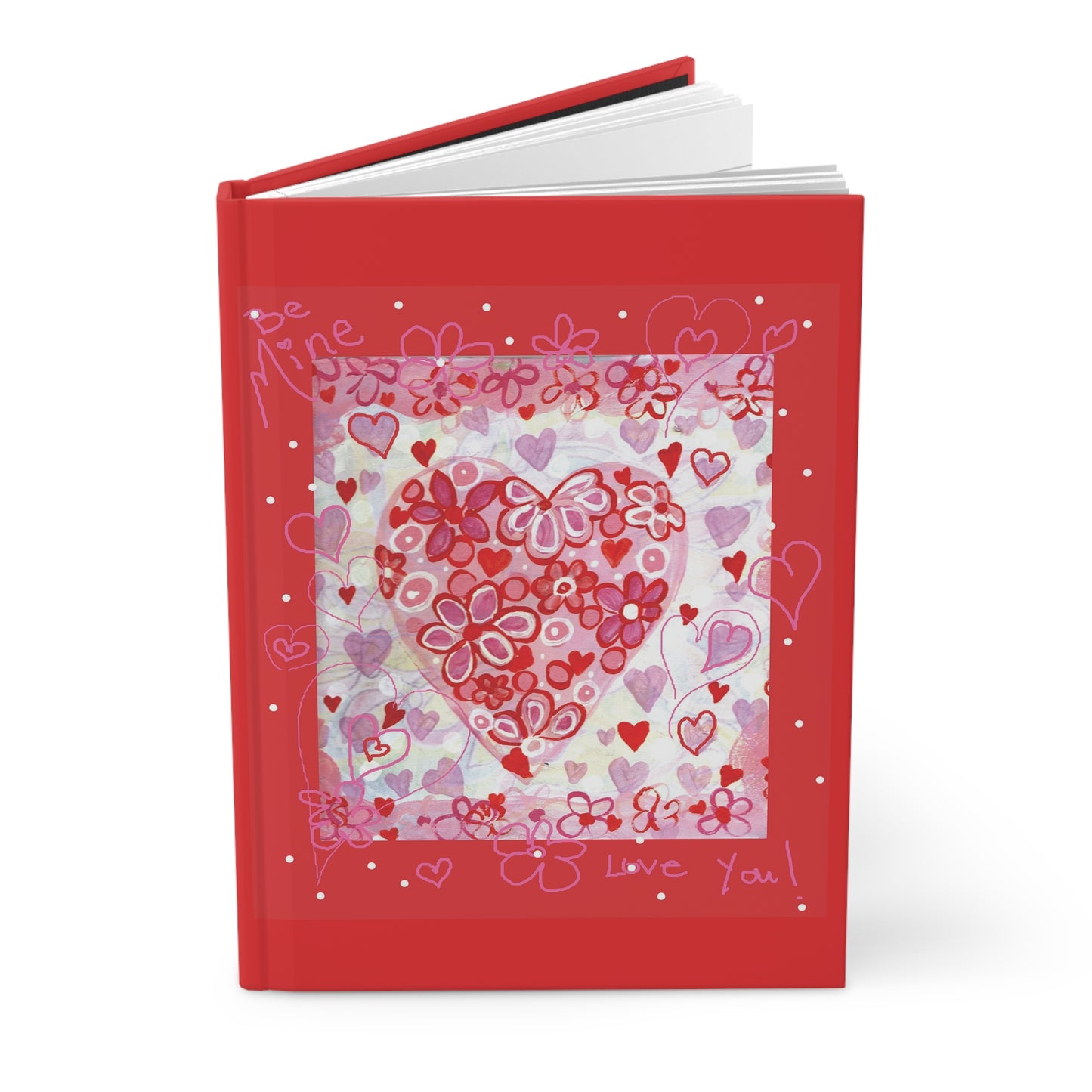 Brigg Evans Design Hardcover Journal Matte - Be My Valentine