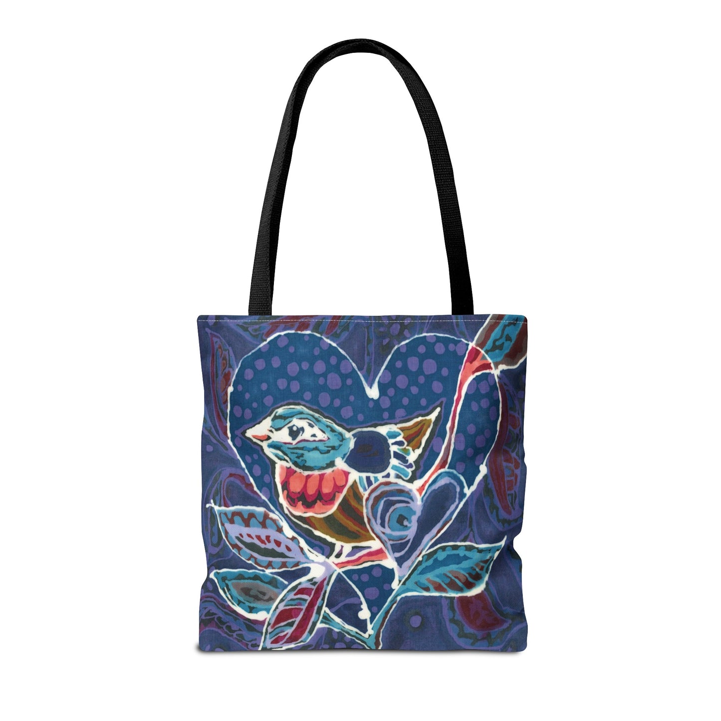 "Love Bird Blue" by Brigg Evans Design - Tote Bag (AOP)