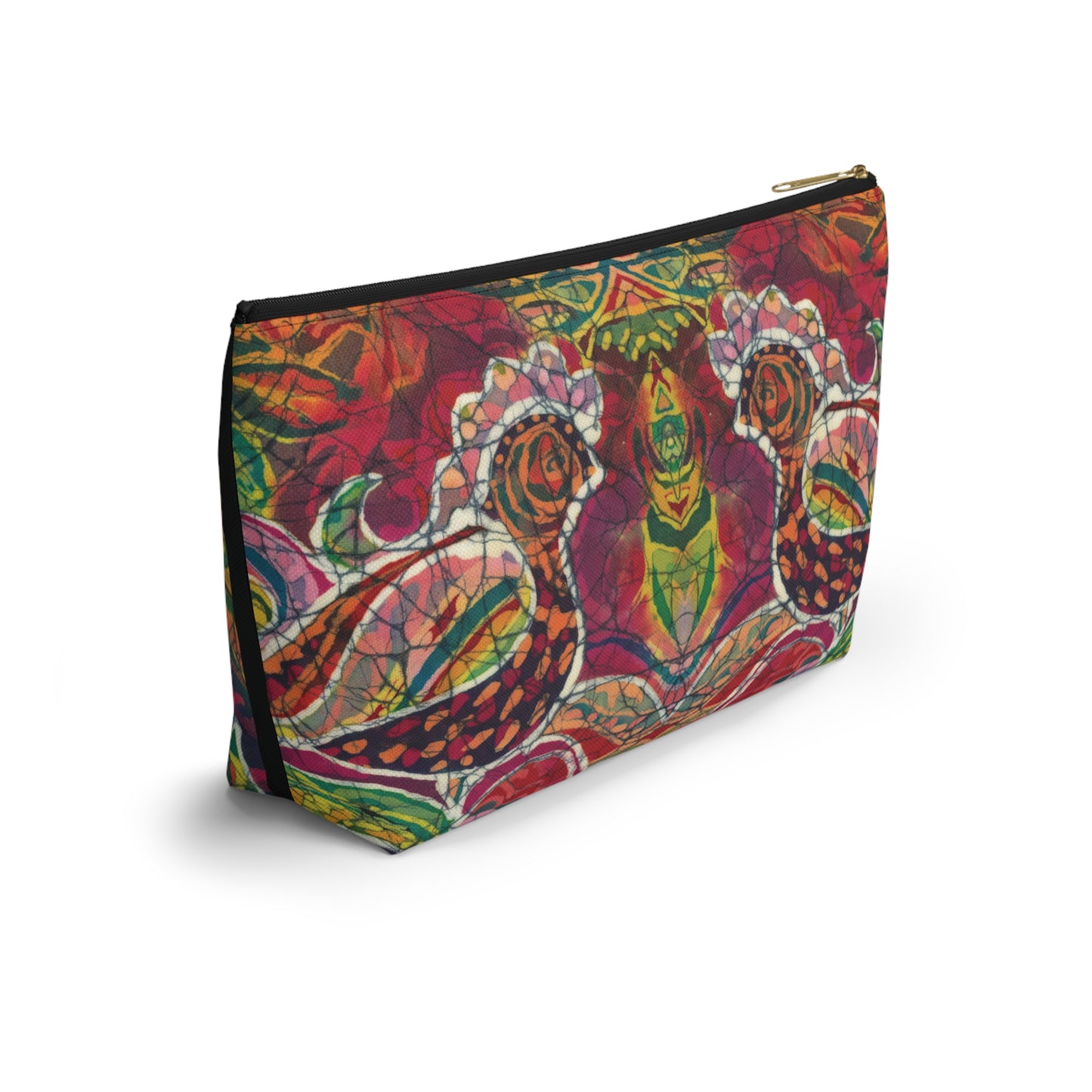 “Artful Carry: Brigg Evans Serti-Batik Pouches & Clutches” - Partridge