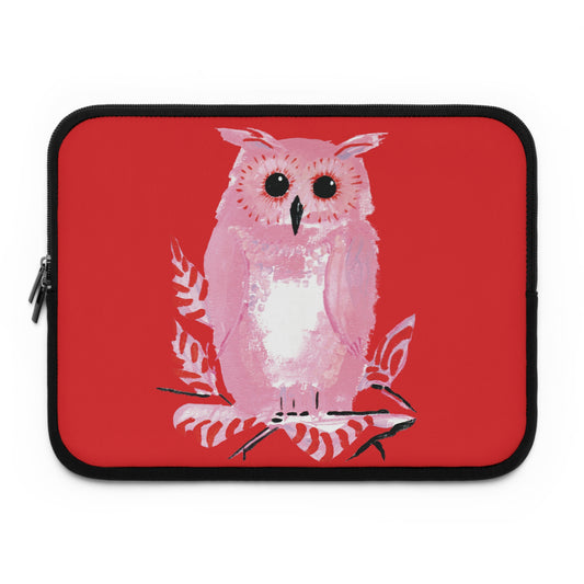 "Art Meets Tech: 13 inch " Serti Batik Laptop Sleeve" - Hoots
