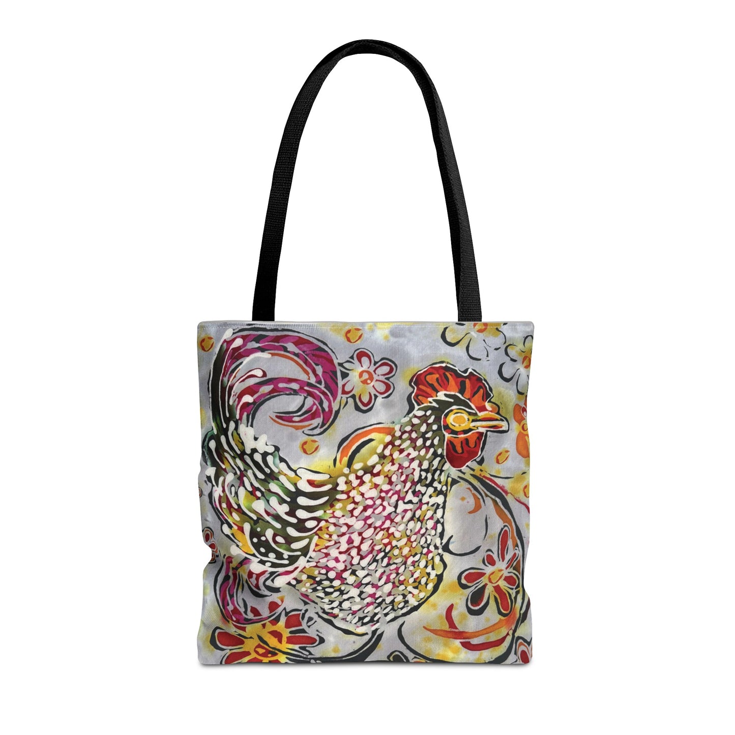 "Chicken with a Swirl" by Brigg Evans Design - Tote Bag (AOP)