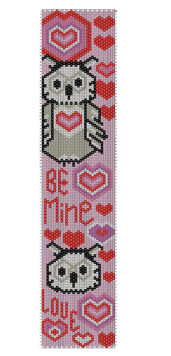 Digital Directions - Be Mine...Says HOOTS A Peyote Bracelet Pattern